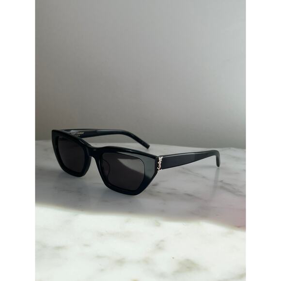 NEW Saint Laurent SLM127/F Sunglasses in Black - Picture 4 of 6